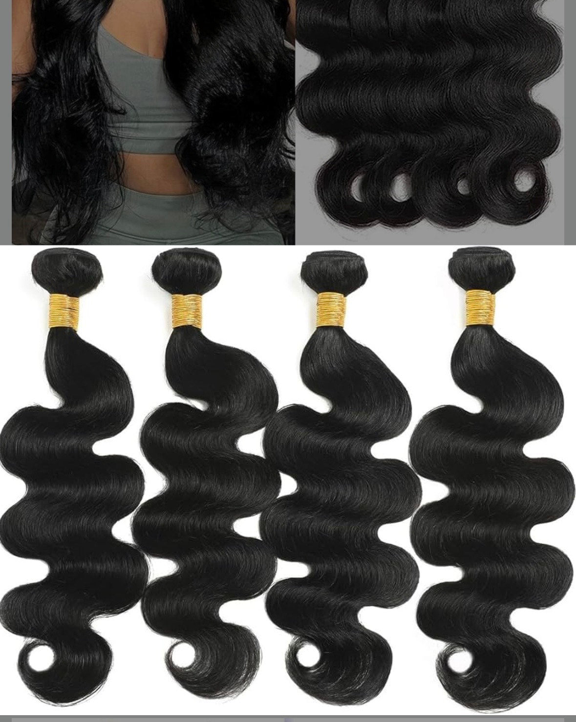 Eclat Velour Body Wave Human Hair Bundle (Single Bundle)