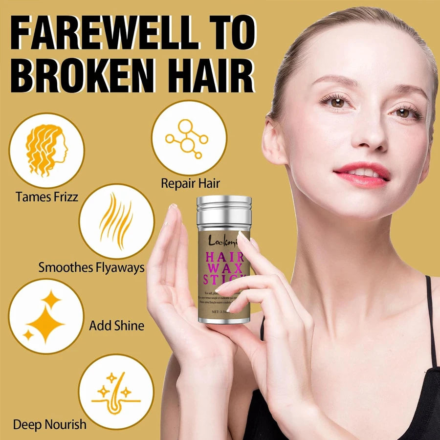 Strong Hold Edge Control Wax • Smooth flyaways • Non-greasy • Long-lasting hold • Perfect for wigs, edges & natural hair