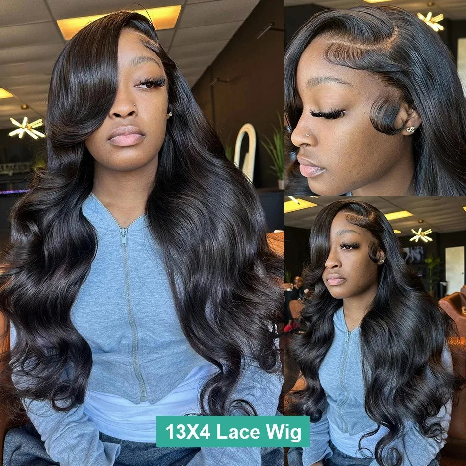 HD Lace Front Body Wave Wig – 100% Human Hair (220% Density)