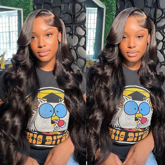 HD Lace Front Body Wave Wig – 100% Human Hair (220% Density)