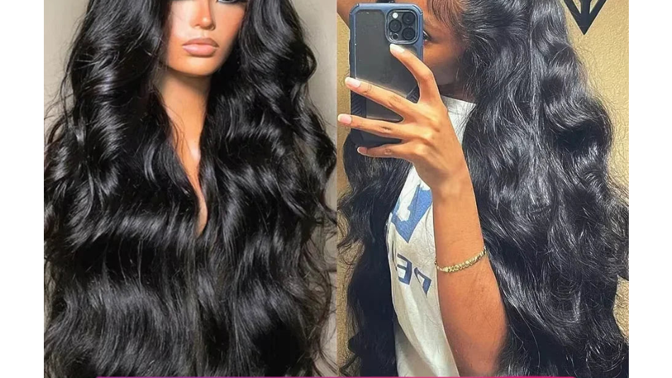HD Lace Front Body Wave Wig – 100% Human Hair (220% Density)