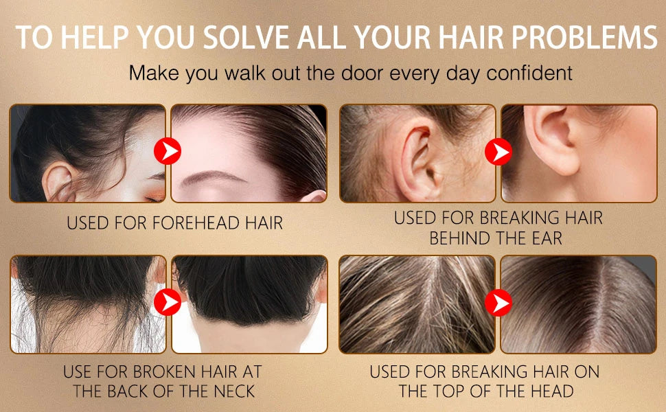 Strong Hold Edge Control Wax • Smooth flyaways • Non-greasy • Long-lasting hold • Perfect for wigs, edges & natural hair